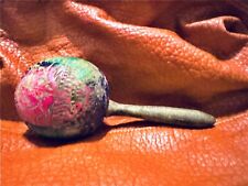 Vintage hand painted Maraca picture