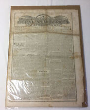 August 19, 1854 newspaper ~ Rochester NY ~ RURAL NEW YORKER picture