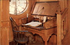 Massachusetts Gloucester Beauport Museum 1830s Ship log rustic ~ postcard sku097 picture