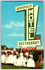 Florida - Acropolis Motel & Restaurant Vintage Postcard - Unposted picture