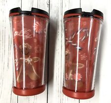 2007 Starbucks Kids 3D Lenticular Xmas 2 Travel Tumbler Gingerbread/Jolly/Sweets picture