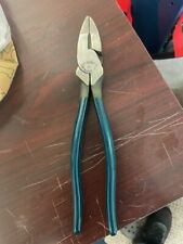 Vintage DIAMOND 9IN  Lineman's Pliers SL59NEP High Leverage Cushion Grips NOS picture