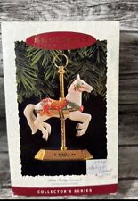 1995 Hallmark Keepsake Ornament TOBIN FRALEY CAROUSEL #4 Horse picture