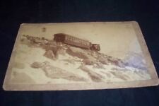 1800s Hiestand Manitou Pikes Peak Cog RR Cabinet Photo picture