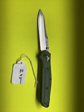 Benchmade Osborne 940 CPM-S30V Stainless Steel 3.4''Aluminum Folding Knife Green picture