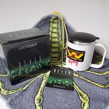 Loot Crate Alien Ripley Mini Metal Mug with Lid And Washcloth Horror Sci Fi picture