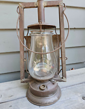 Antique Early 1900s Dietz Buckeye Dash Lamp Bullseye Lens Kerosene Lantern picture