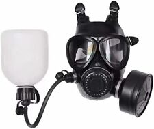 KYNG Israeli Face Respirator CBRN GAS Mask w/NBC Sealed 40mm FILTER BOTTLE HOSE picture