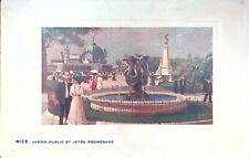 C.1907 POSTCARD TUCK OILETTE NICE, FRANCE SERIES JARDIN ET JETEE PROMENADE picture