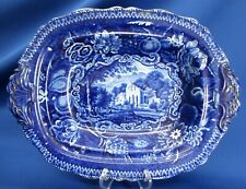 1830 R. HALL STAFFORDSHORE HISTORICAL WARE  VIEWS VALLE CRUSIS WALES  BOWL picture