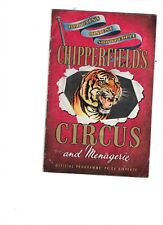 Chipperfields Circus Official Programme 1957? picture