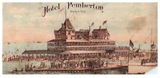 Antique Trade Card Hotel Pemberton Windmill Point Jones McDuffee & Stratton M4 picture