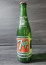 Vintage 7 Up You Like It It Likes You Bottle Green Glass 12 oz 1966 Oregon & Cap picture