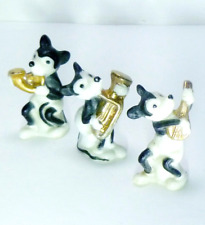 1930's German Mickey Mouse Figurines Porcelain Bisque Band Orchestra Germany picture