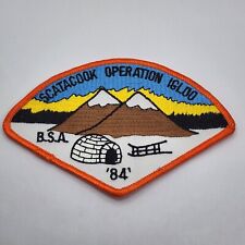 1984 Boy Scouts Of America Scatacook Operation Igloo BSA Vintage picture