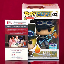 Funko Pop One Piece 922 Sabo Signed Johnny Bosch 7BAP SS SDCC JSA COA Protector picture
