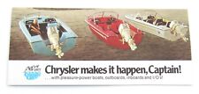 1971 Chrysler The Chrysler Crew Chrysler Makes It Happen Captain Boat Brochure picture