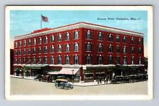 Clarksdale MS-Mississippi, Alcazar Hotel Advertising, Vintage c1932 Postcard picture