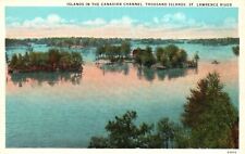 Vintage Postcard Islands In Canadian Channel Thousand Islands St. Lawrence River picture