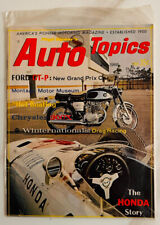 Floyd Clymer’s Auto Topics Magazine May 1966 Ford GT-P Honda Brand New SEALED picture