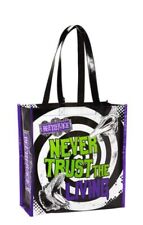 Beetlejuice 'Never Trust The Living' Exclusive Tim Burton Tote Bag picture