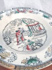 Antique 1860s Ashworth LS&S England Saucer Chinese Teahouse 16210 Plate Dish 9