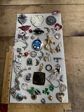 Mixed Junk Drawer Jewelry Lot Vtg- Mod Charms, & More picture