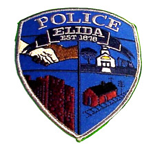 ELIDA  OHIO  OH   EST. 1878  POLICE PATCH 5
