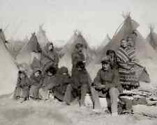 1891 Native American Survivors of WOUNDED KNEE MASSACRE Picture Photo 8x10 picture