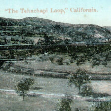 Vintage c.1910 Postcard California The Tehachapi Loop Catch the End of Train-A2 picture