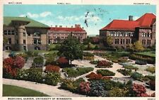 Vintage Postcard 1928 Medicinal Garden School University Minnesota Minneapolis picture