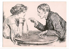 Charles Dana Gibson Art Postcard Serious Business picture