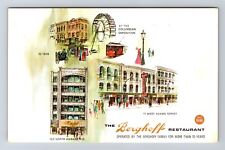 Chicago IL-Illinois, The Berghoff Restaurant, Advertisement, Vintage Postcard picture