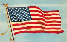 Vintage Patriotic Postcard American US Flag The Stars and Stripes Old Glory picture