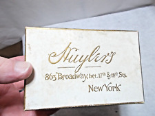 vintage Huyler's Candy Company Vanilla Chocolate Candy Box - Box Only picture