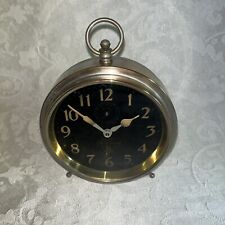 1920s Antique Radium Ingraham Ward's Old Reliable 8 day Alarm Clock-Runs Strong picture
