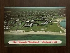 Cape Cod Hyannis Port MA Massachusetts Aerial View Kennedy Compound Postcard picture