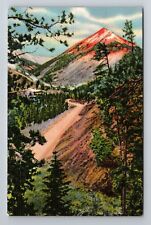 Berthound Pass CO-Colorado, Red Mountain And Vista, Antique, Vintage Postcard picture