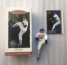 1996 Hallmark Keepsake Ornament QXI5711 Baseball Nolan Ryan At The Ballpark #1 picture