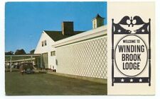 Keene NH Winding Brook Lodge Rt.12 Postcard ~ New Hampshire picture