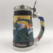 Atlanta 1996 US Olympic Beer Stein by Ceramarte of Brazil Track & Field (00441) picture