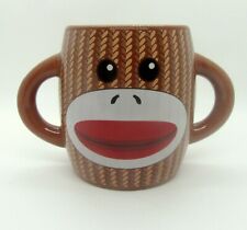 Sock Monkey Mug Double Handled Coffee Cup by Galerie picture