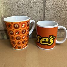 Lot of 2 Galerie Reese’s Milk Chocolate Peanut Butter Cups Coffee Tea Mugs picture