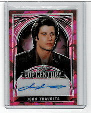 2024 Leaf Metal Pop Century John Travolta Autograph Auto 3/4 picture