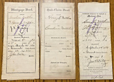 1890'S FINDLAY OHIO QUIT-CLAIM DEED MORTGAGE DEED MECHANIC'S LIEN HANCOCK CO OH picture