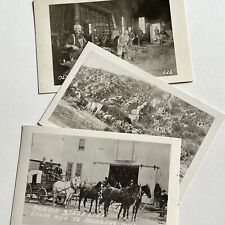 Vintage RPPC Real Photograph Postcard American West Horses Blacksmith WY picture