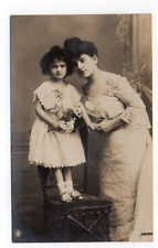 RPPC, Beautiful Photo, Mother and Daughter? 1907 picture