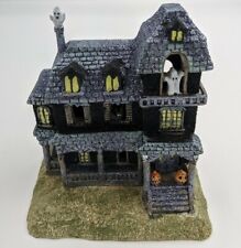 Spooky Town Halloween Mini Haunted House Ghost Lighted House Rare NEW picture