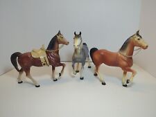 Vintage SW Toys Plastic BREYER  Replica Prancing Horse Trio Lot/3 Made Hong Kong picture