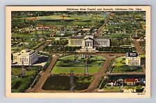 Oklahoma City OK-Oklahoma, Oklahoma State Capitol, Vintage Souvenir Postcard picture